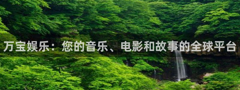 开心彩welcome：万宝娱乐：您的音乐、电影和故事的全球平台