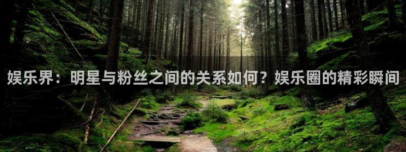 开心彩welcome：娱乐界：明星与粉丝之间的关系如何？娱乐圈的精彩瞬间